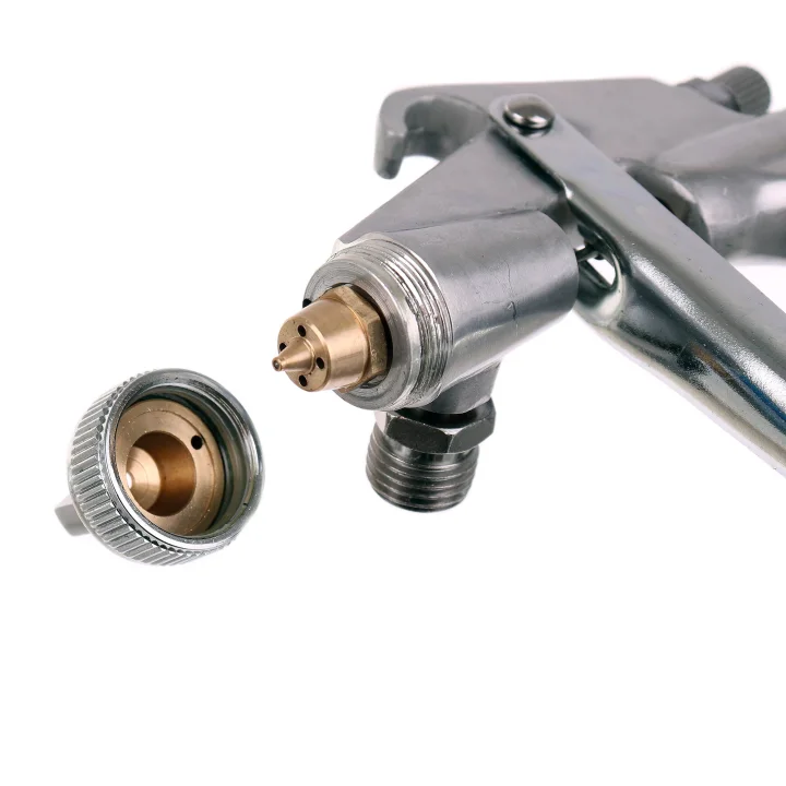 Auarita Metalowy Mini Pistolet Lakierniczy dysza 1,0mm uchylny kubek 125mm