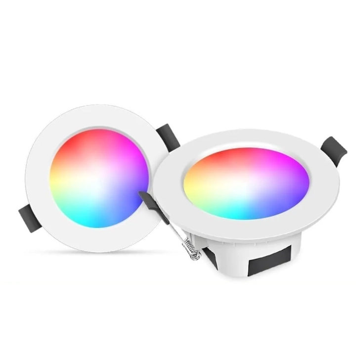 Inteligentne oświetlenie wpuszczane GEYUEYA 9W WiFi/Bluetooth 10 sztuk