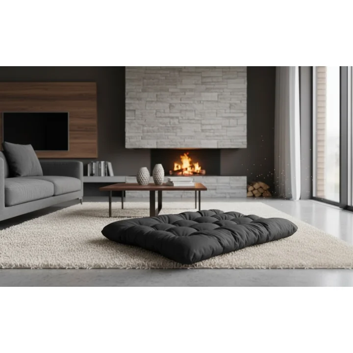 Legowisko dla psa poduszka PRESTIGE 120x80 cm wodoodporna czarne