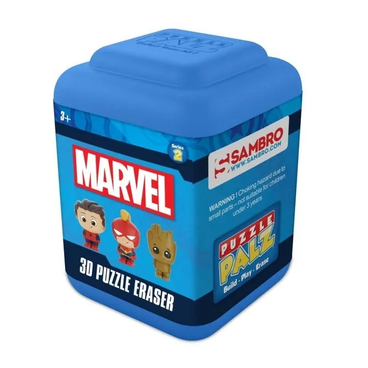 Marvel S2 gumki do ścierania Puzzle 3D 4,5x6cm