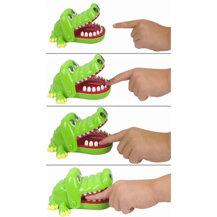 GRA ZRĘCZNOŚCIOWA KROKODYL U DENTYSTY CHORY ZĄBEK