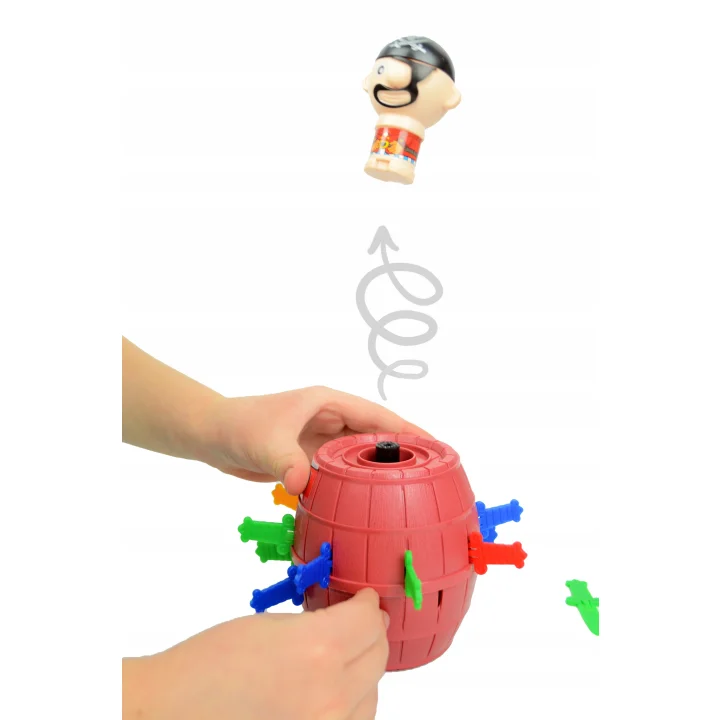 GRA W PIRATA UKŁUJ PIRATA SKACZĄCY PIRAT W BECZCE