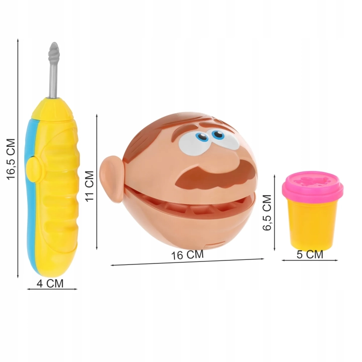 DENTYSTA MASA PLASTYCZNA ZESTAW CIASTOLINA 5 TUB