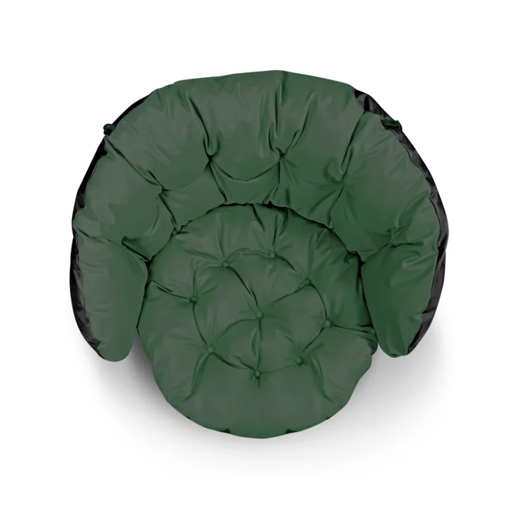 Zestaw ogrodowy 2x122x40cm + 190x40cm na krzesło kanapę huśtawkę meble rattanowe wodoodporny zielony