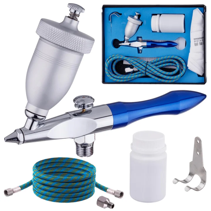 Mini Pistolet do PIaskowania Aerograf Korund Wężyk Komplet Piaskarka