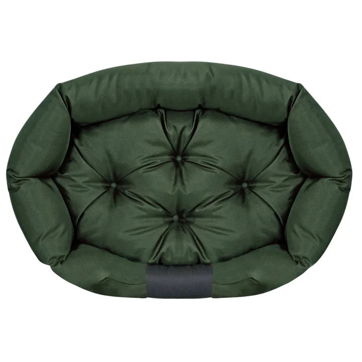 Legowisko dla psa 100x75 cm personalizowane wodoodporne zielone