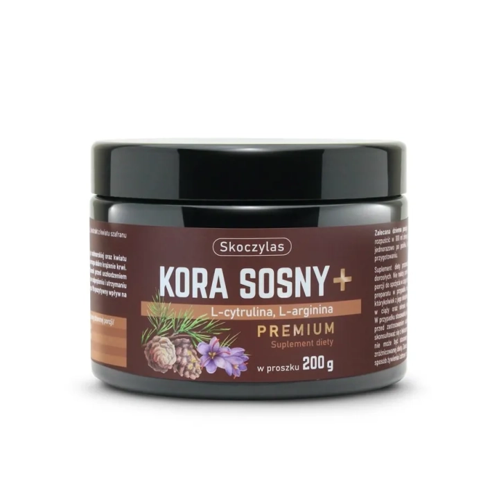 KORA SOSNY PREMIUM L-cytrulina, L-arginina, szafran