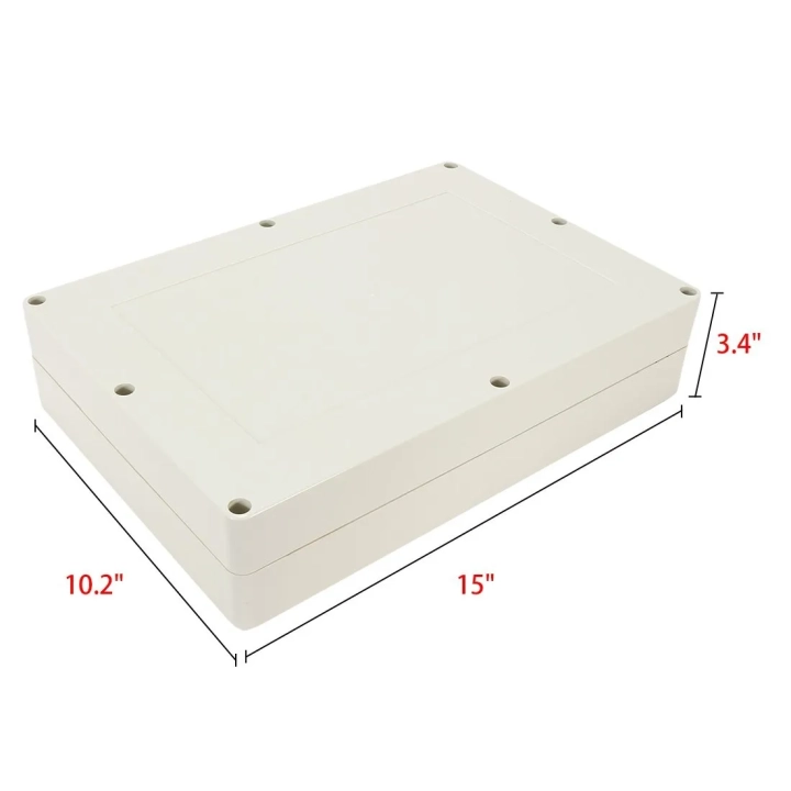 Obudowa elektryczna ABS Sourcingmap 38x26x8,5 cm uniwersalna skrzynka