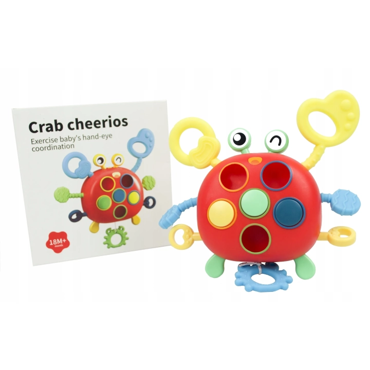 GRYZAK KRAB SENSORYCZNA ZABAWKA RUCHOME ELEMENTY