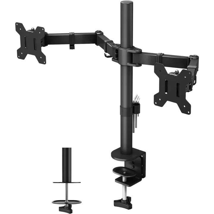 Uchwyt na dwa monitory BONTEC MDM002 13-27'', VESA 75/100