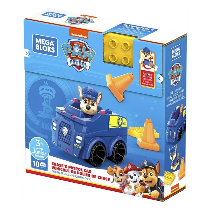 Mega Bloks Paw Patrol Policja Radiowóz Chase 10el