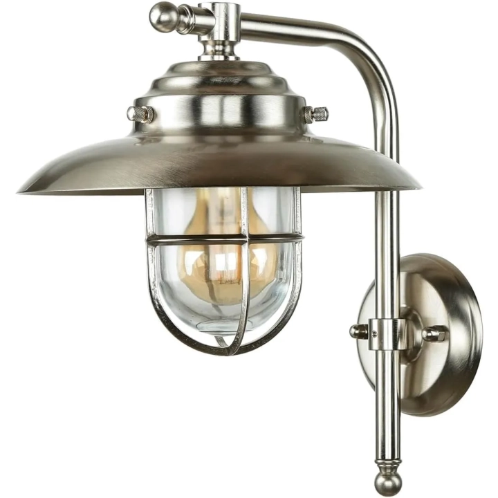 Lampa zewnętrzna ścienna Kava mosiężna IP43 wodoodporna