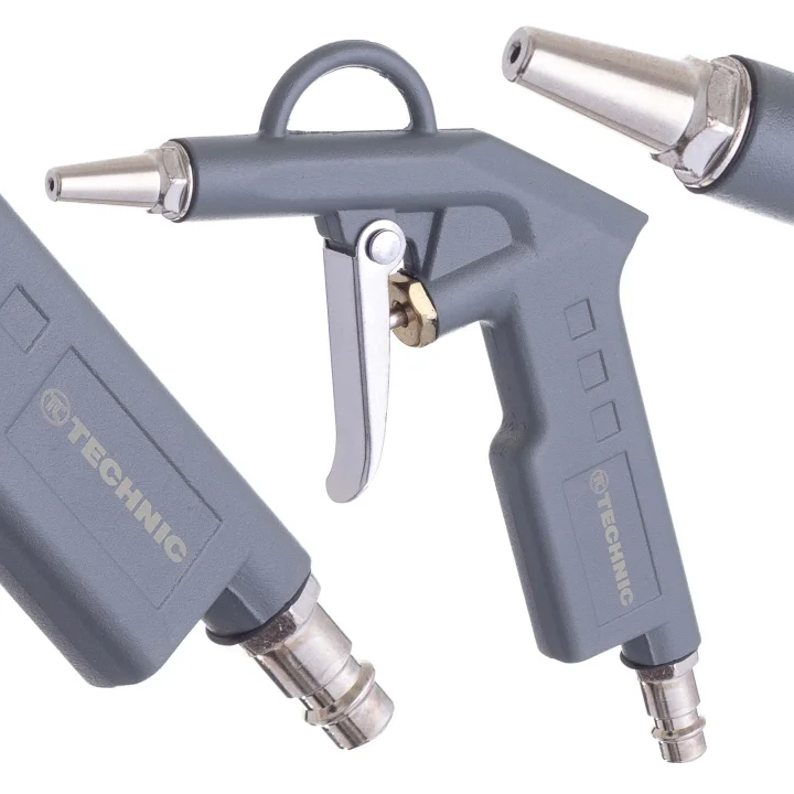 Pistolet do Przedmuchiwania Powietrza Kompresora Krótka Dysza Szybkozłącze