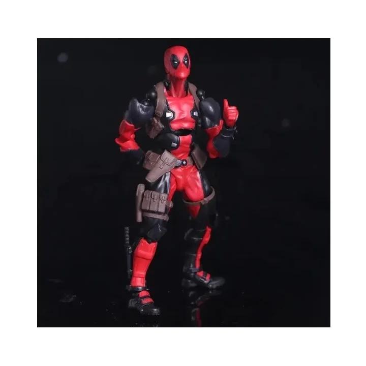 Figurka ruchoma DeadPool 15cm zestaw akcesoria ruchoma figurka z bronią i dodatkami, kolekcjonerska zabawka