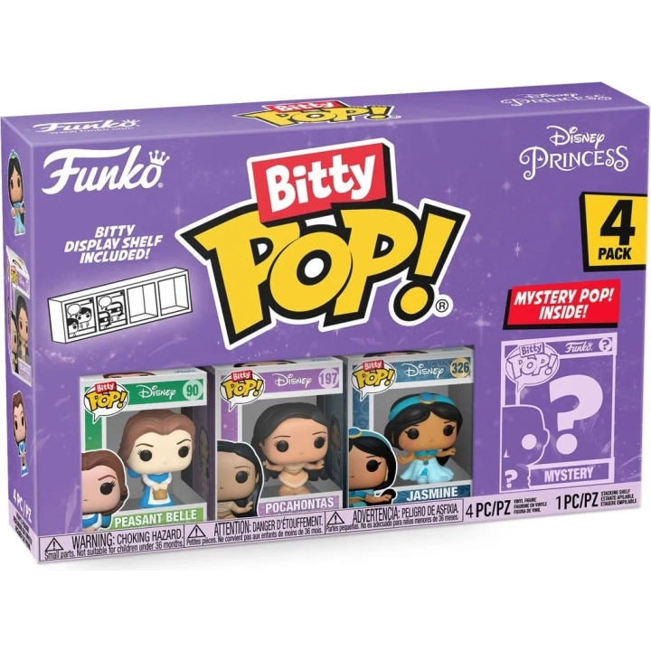 Funko Bitty POP! Disney Princess Belle 2cm 4pak