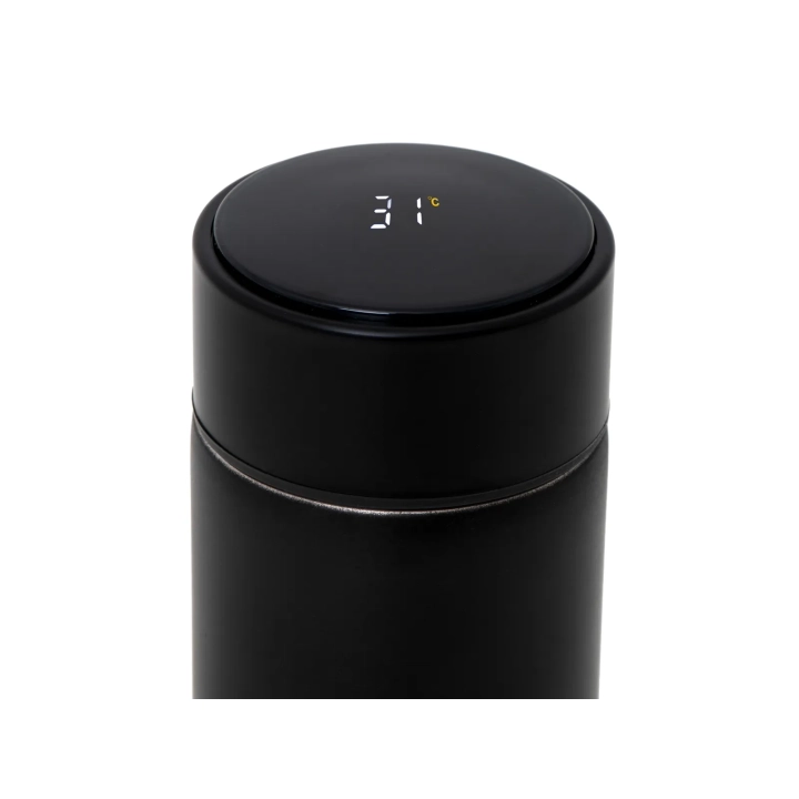 KUBEK TERMICZNY TERMOS SMART LED 500ML CZARNY