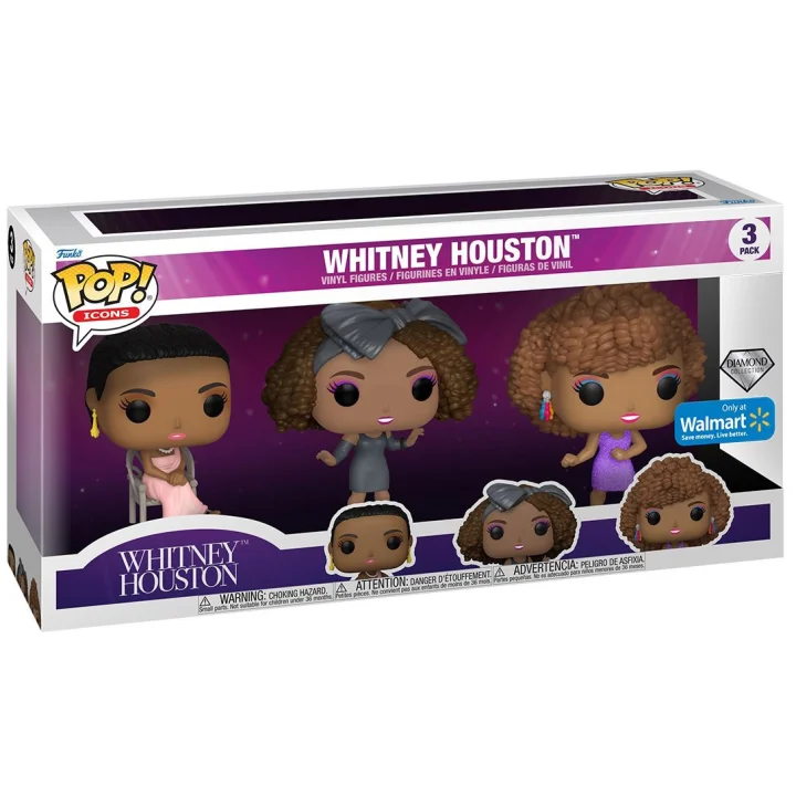 Funko POP! Rocks Whitney Houston 3pak