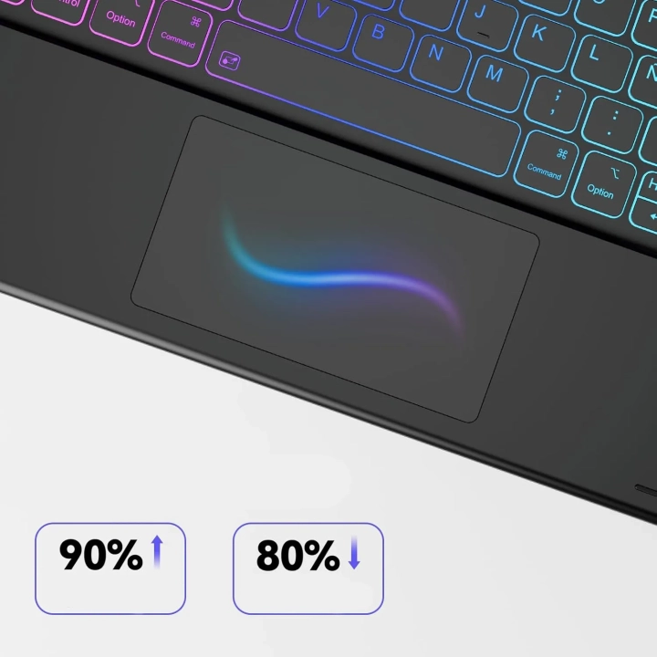 Klawiatura do iPad Pro 12.9 Earto YF001-BK-ES-B QWERTY hiszpańska