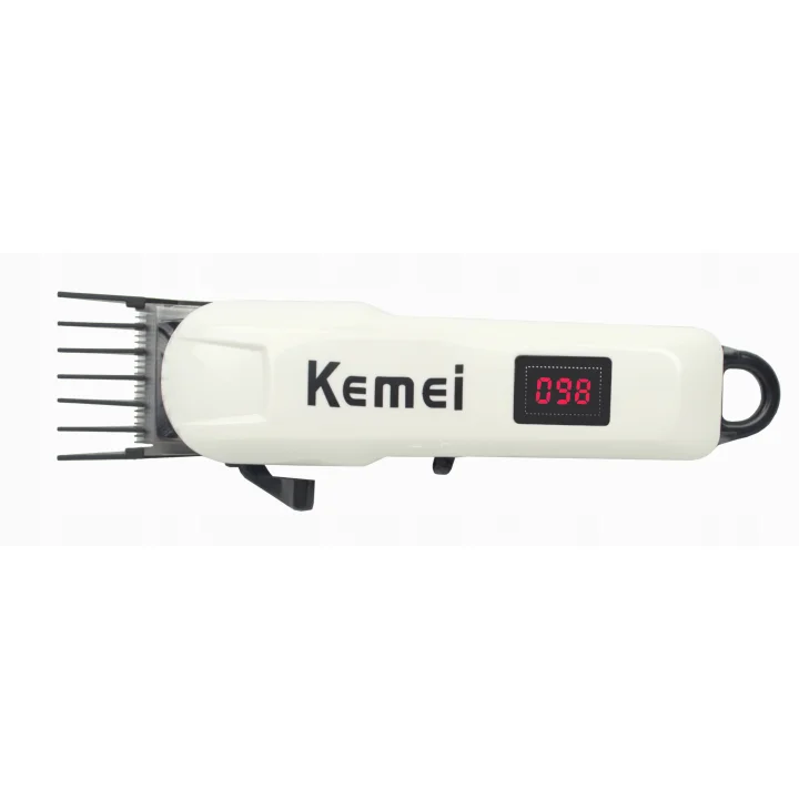 KM-809A KEMEI BEZPRZEWODOWA MASZYNKA DO STRZYŻENIA WŁOSÓW GOLARKA LCD USB