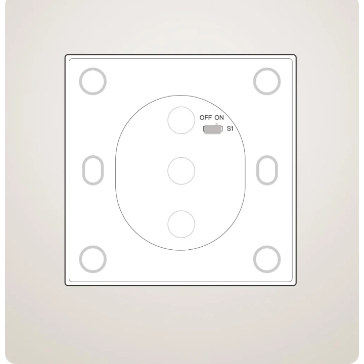 Włącznik rolet WiFi 80x80 mm Maxcio WF-CS01 Alexa Google sterowanie