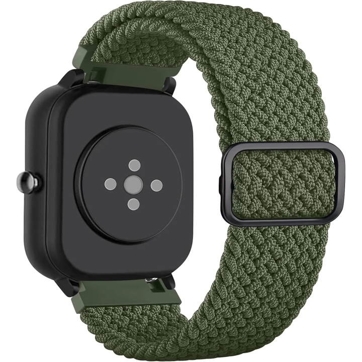 Pasek do zegarka Smartwatch Amazfit Bip 3 Pro/Bip U/GTS 4 Mini Mugust zielony