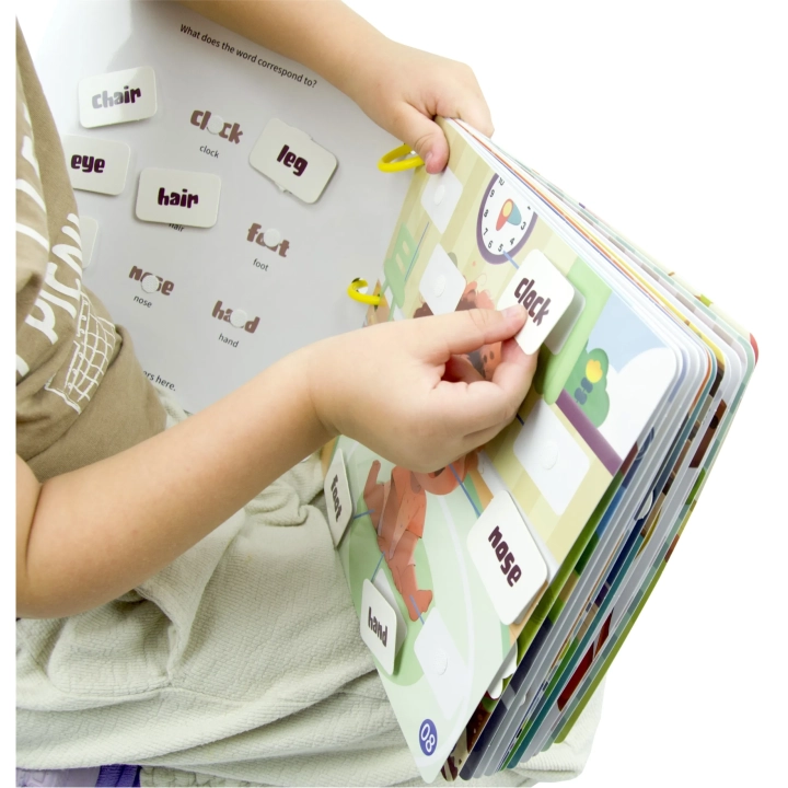 CICHA KSIĄŻECZKA Z KARTAMI KSIĄŻKA NA RZEP DLA DZIECI ZABAWKA MONTESSORI