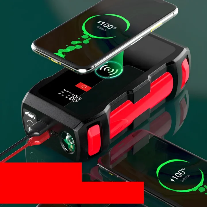 Urządzenie rozruchowe High Power M10 10000 mAh LED bezprzewodowe ładowanie