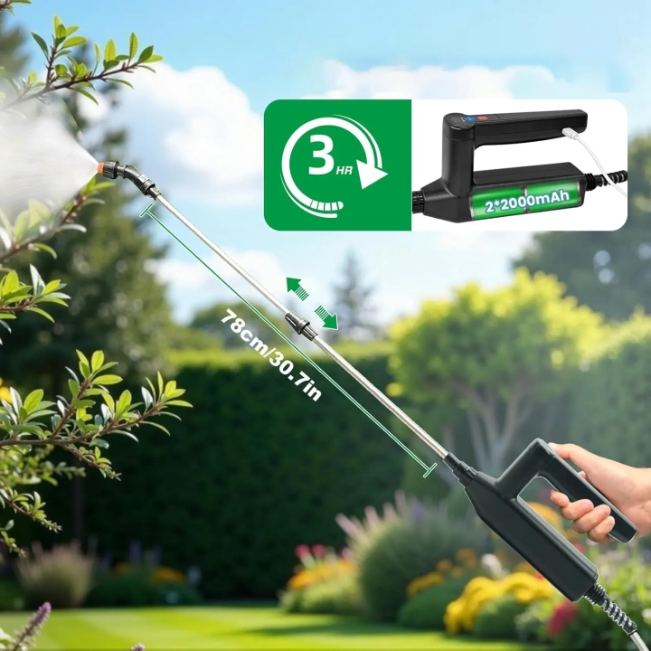 Opryskiwacz plecakowy SYLSTAR elektryczny 3 prędkości 104cm POWYSTAWOWY