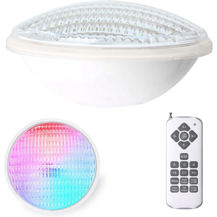 UŻYWANA Lampa LED Kingwen 40W RGBW IP68 do basenu i akwarium zanurzeniowa