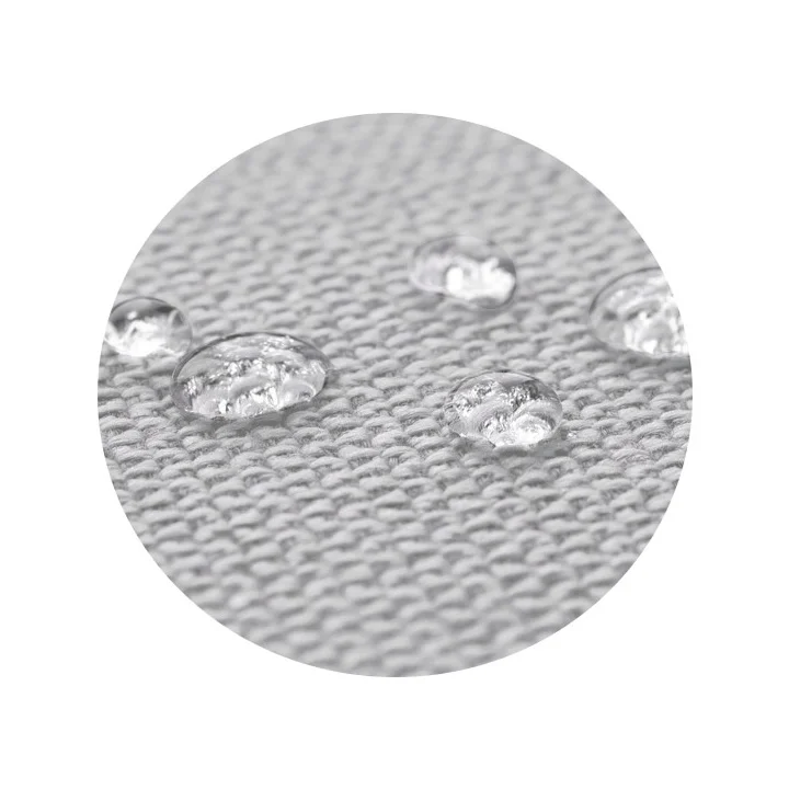 Poduszka ogrodowa 50x50x50 cm na krzesło wodoodporna jasnoszara