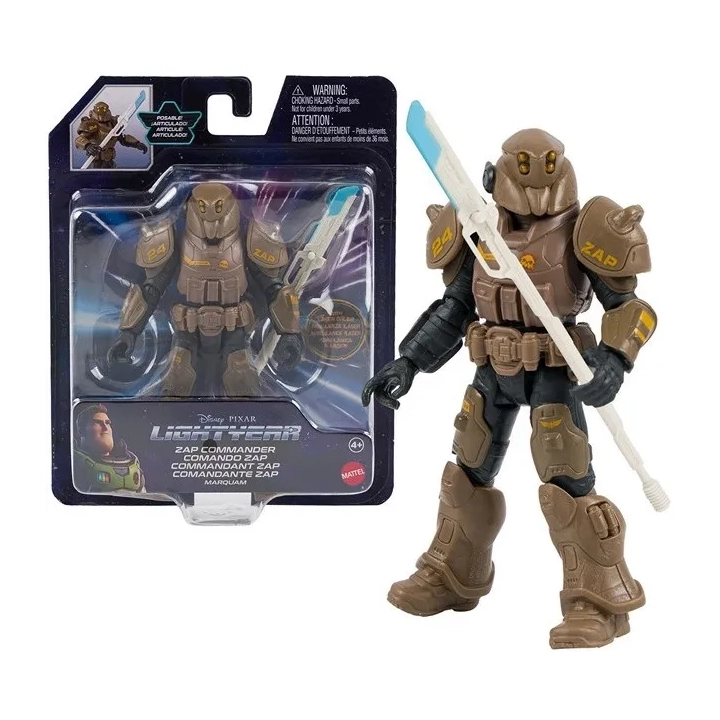 MATTEL Lightyear Buzz Astral Zap Commander 13cm