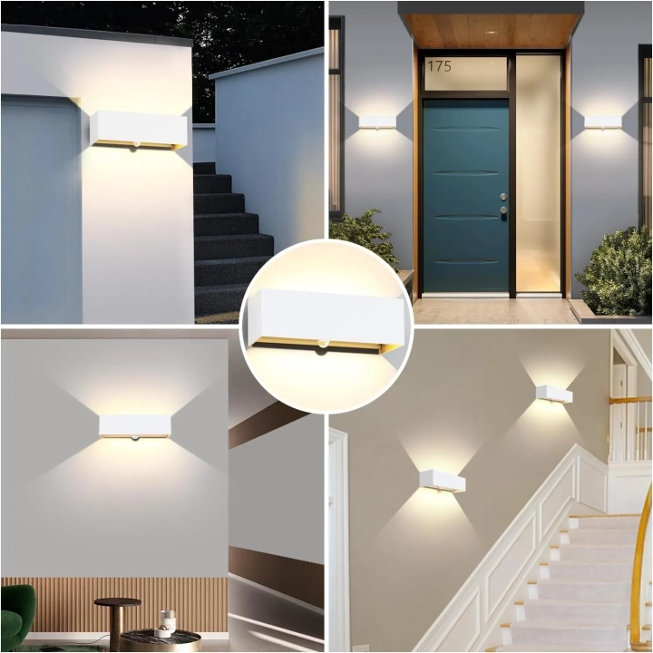 Lampy LED Kingwen 2x20W zewnętrzne wodoodporne 3000K