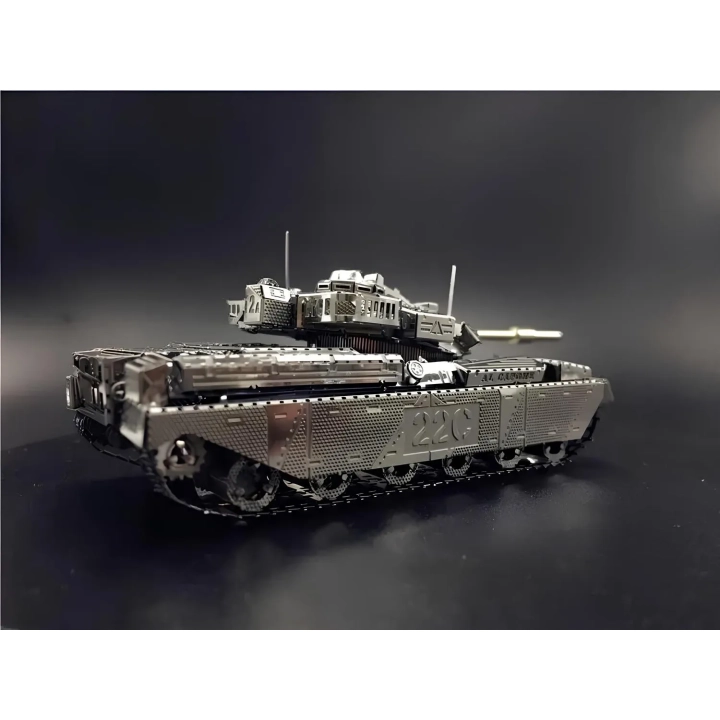 Czołg DIY 3D metalowy zestaw Chieftain MK50 1:100 model kolekcjonerski do składania prezent dla fana