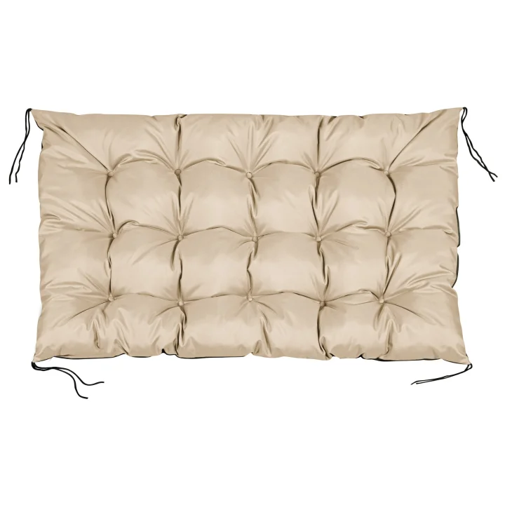 Poduszka ogrodowa 120x80 cm na ławkę palety wodoodporna beżowa