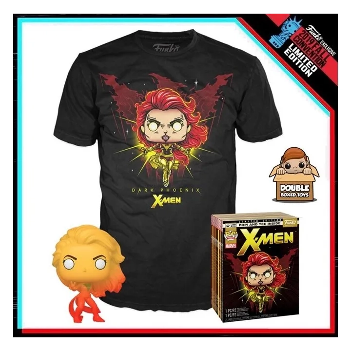 Funko POP! X-Men Dark Phoenix figurka+T-shirt Black S Limited Edition
