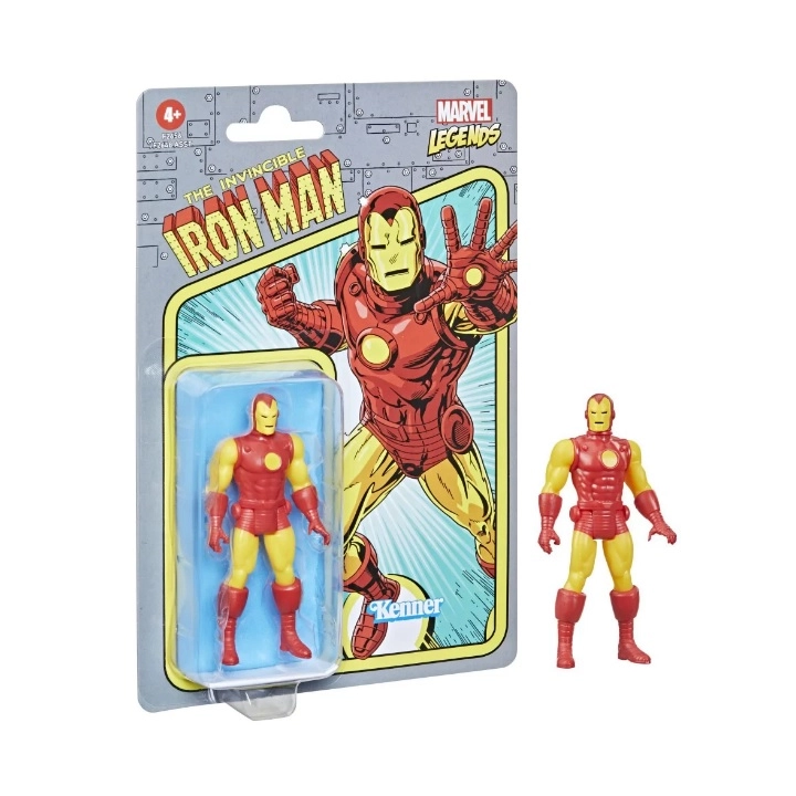 Hasbro Marvel Legends Iron Man 10cm Retro F2656