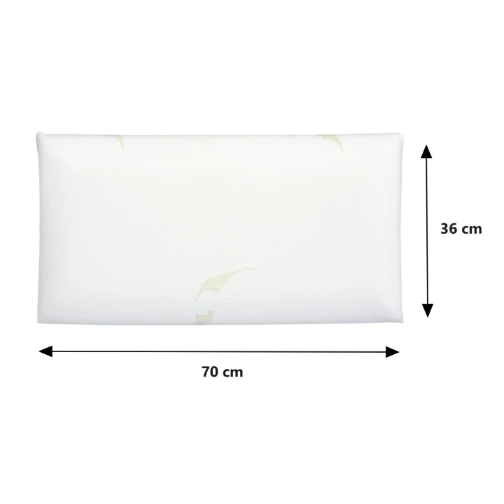 Poduszka termoplastyczna płaska 70x36 cm tuluza/aloes