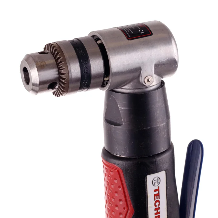 Wiertarka Pneumatyczna Kątowa 1,5 - 10 mm na Kluczyk Niska Głowica 95mm