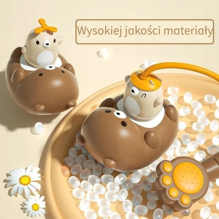 PRYSZNIC DO KĄPIELI ZABAWKA WODNA MIŚ FONTANNA WODNA