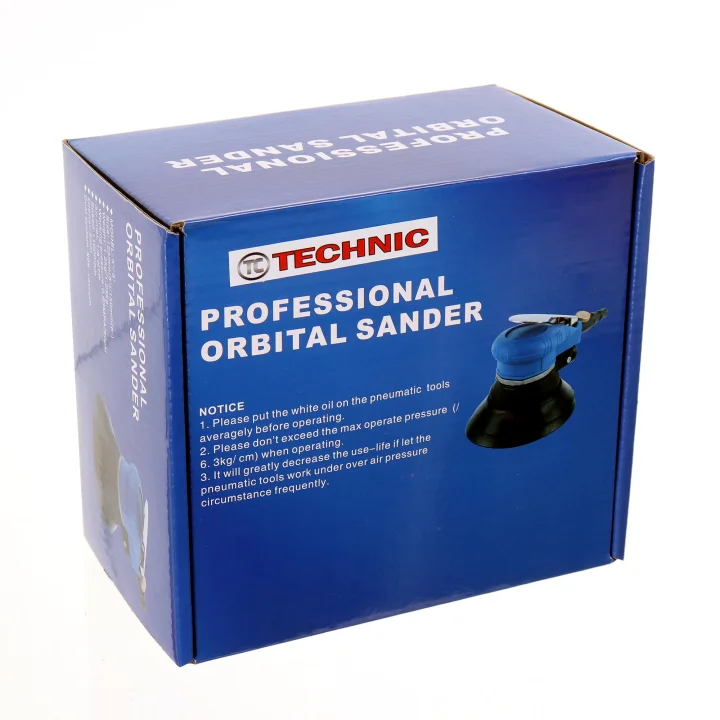 Szlifierka Mimośrodowa Pneumatyczna Tarcza 150mm Rzep Skok 5mm