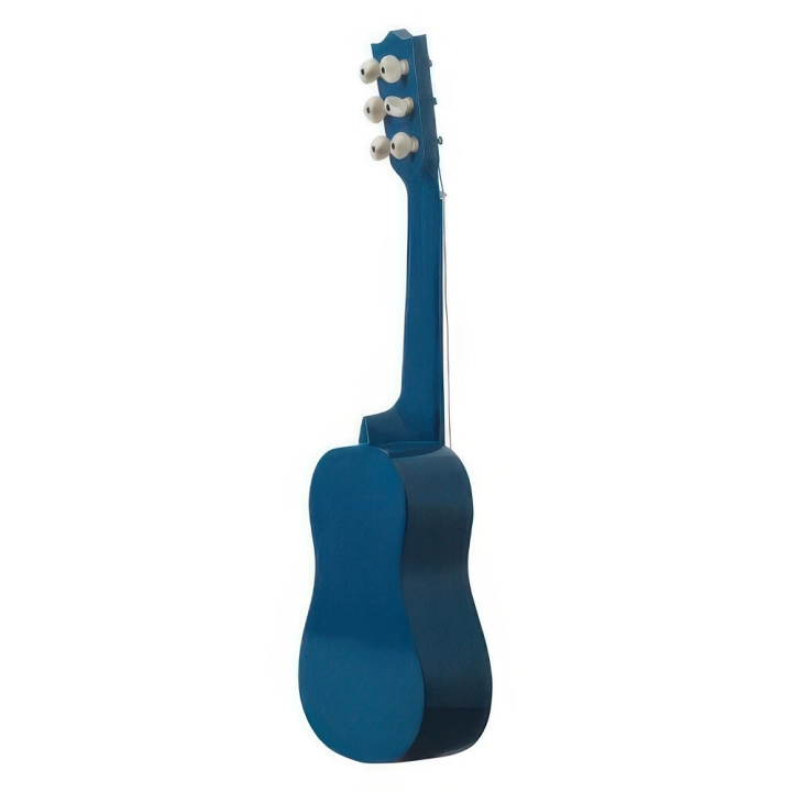 Gitalele niebieskie 6-strunowa mini gitara hybryda ukulele podróżna hit