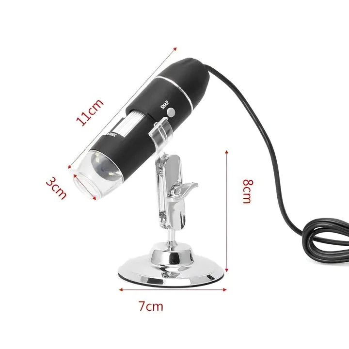 Elektroniczny mikroskop USB z 1600x zoomem. Cyfrowy mikroskop USB
