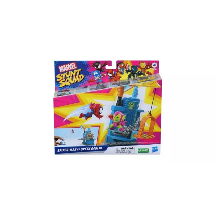 Hasbro Stunt Squad Spider-Man vs Green Goblin figurki