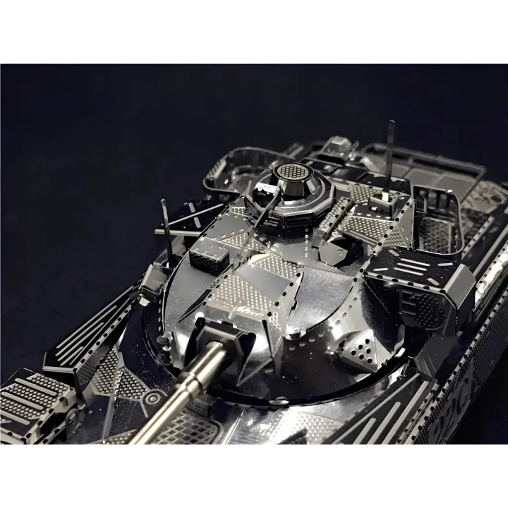 Czołg DIY 3D metalowy zestaw Chieftain MK50 1:100 model kolekcjonerski do składania prezent dla fana