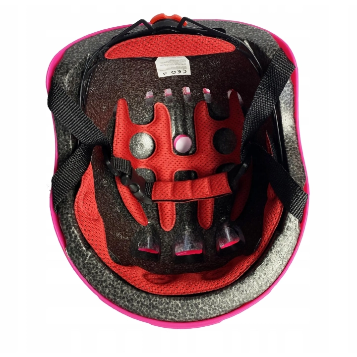RÓZOWY KASK OCHRONNY REGULOWANY 50-56