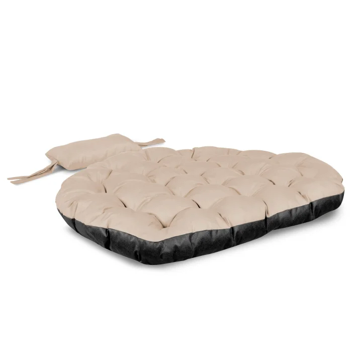 Poduszka ogrodowa 120 cm na krzesło wiszące bocianie gniazdo wodoodporna cappuccino