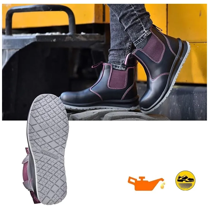 Buty robocze Safeyear 8025FM SBP wodoodporne z kompozytowym noskiem CE r.42