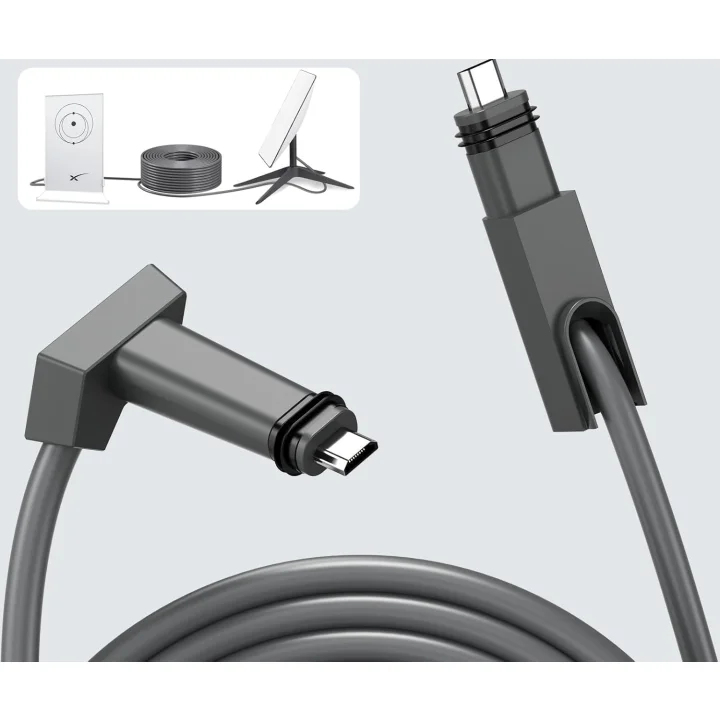 Kabel PonJel Starlink 46m, odporny na wodę, idealny do satelity V2, RJ45