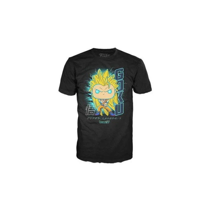 Funko POP! Tees Dragon Ball Z Goku Glow T-shirt S