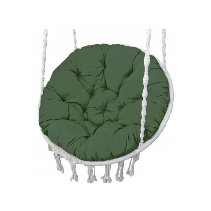 Poduszka ogrodowa 110 cm na krzesło wiszące bocianie gniazdo wodoodporna zielona